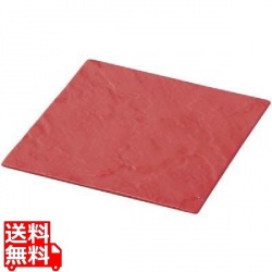 フュージョンプレート スクエア レッド 写真1