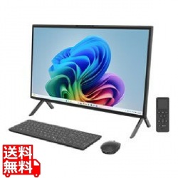 FMV F77-L1 ブラック (Ryzen AI 7 350/32GB/SSD・1TB/Blu-ray/Win11Home64/MS 365 Personal (24か月版、Office Home & Business 2024 OP付)/27型) 写真1