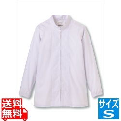 男女兼用長袖コート FA-300(ホワイト)S 写真1