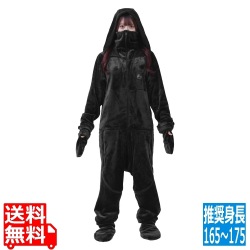 Bauhutte(バウヒュッテ) 着る毛布 ダメ着 4G ネクスト ブラック Lサイズ HFD-4G-24-L-BK 2024モデル 冬用 部屋着 ルームウェア メンズ レディース 写真1