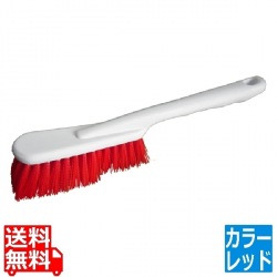 厨房用ブラシロングハンドル R(赤) 写真1