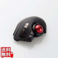 トラックボールマウス/親指/8ボタン/チルト機能/有線/無線/Bluetooth/1000万回耐久/ブラック 写真1