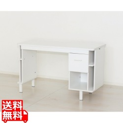 ネイルデスクW1138 幅1138cm 対面式 大容量 収納 店舗向け 片袖デスク ネイル専用デスク ネイリスト向け 写真1