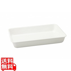 ホーロー角バット ホワイト 6枚取 写真1