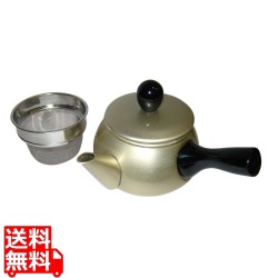 急須 0.6L 横手 ゴールド ドリーム アルミ 写真1