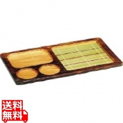 焼杉 天ざる 業務用 写真1