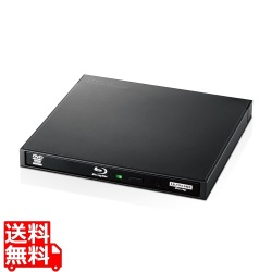 ブルーレイドライブ 外付け ポータブル Type-Cケーブル付 書き込みソフト付 スリム コンパクト UHDBD対応 ブラック 写真1