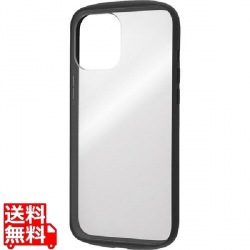 iPhone 12 Pro Max 耐衝撃ハイブリッド Puffull/クリア/ブラック 写真1