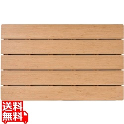 ポリスチレン木目スノコ(抗菌・防カビ) E 74211 写真1