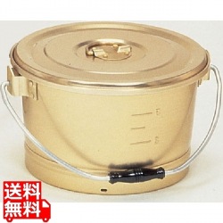 しゅう酸 丸型一重食缶 (にぎり1ヶ付) 213BG 業務用 写真1