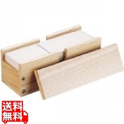 木製業務用かつ箱(タモ材) 小 写真1