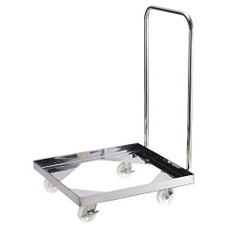 18-8グラスラックドーリーハンドル付(底板無し) 写真1