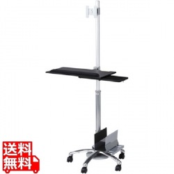 キーボード台、CPUスタンド付き17型?24型対応液晶モニタスタンド 写真1