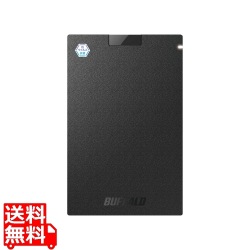 抗ウイルス・抗菌ポータブルSSD USB3.2(Gen1) Type-A 2TB ブラック 写真1
