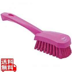 ヴァイカン ハンドル付ブラシ 4192ハードタイプ ピンク 写真1