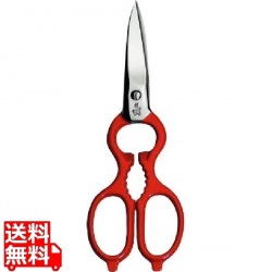 クラシック 料理バサミ 赤 写真1