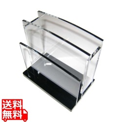 えいむ アクリル ナフキン&ブック立 NT-12 スモーク 写真1