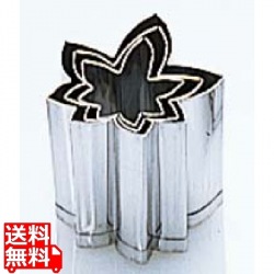 EBM 18-8 手造抜型 3Pcs 秋 紅葉 写真1