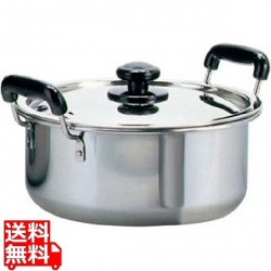 EBM モリブデン 実用鍋(両手)22cm ※IH対応(100V) 写真1