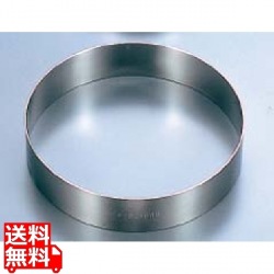 EBM 18-8 アルゴン溶接 丸型 ケーキリング 直径210×H35 写真1