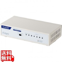 法人向けスイッチングハブ/アンマネージ/Giga/5ポート/メタル筐体/電源内蔵 写真1