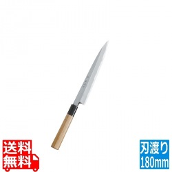 神田上作 柳刃 180mm 写真1