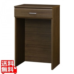 ゴミ箱上ラック レンジ台 白井産業 幅59cm 高さ91cm ダークブラウン キッチン 家電 収納 シンプル キッチン収納 ベアルモ BRM-9060HBR 写真1