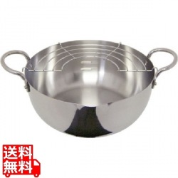 ステンレス揚げ鍋22cm 写真1