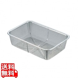 18-8 特角深型 ザル 8号 355×240 写真1
