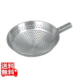 抗菌角柄用18-8網ひしゃく 30cm 写真1