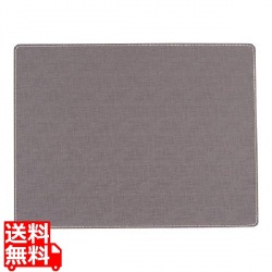 ジックザック プレースマット ラフィア レクタンギュラー タバコ 写真1