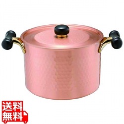 銅IHアンティック 深型鍋 IH-103 22cm 写真1