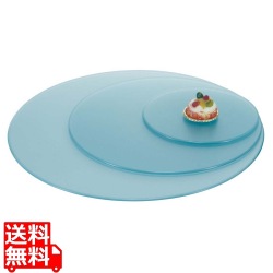 ブッフェステーション 丸ライトグリーントレー G0067(L)直径670 写真1