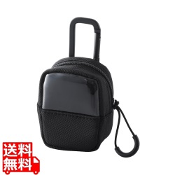 TWS用汎用コンパクトポーチ Sサイズ カラビナ ファブリックタイプ 写真1