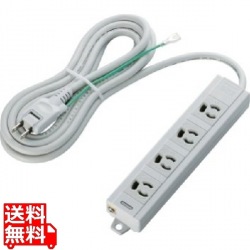 EU RoHs指令準拠 マグネット付3ピン対応抜け止めタップ 写真1