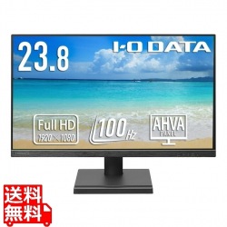 ワイド液晶ディスプレイ 23.8型/1920×1080/HDMI、DisplayPort/ブラック/スピーカー：あり/「5年保証」/100Hz対応で視認性アップ！ 写真1