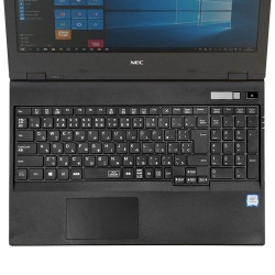 NEC VersaPro/Pro J 5世代 VD/VX/VL(テンキーあり)用シリコンキーボードカバー 写真1