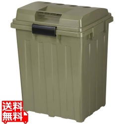 トンボ 連結ハンドルペール 70型 カーキグリーン 写真1