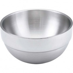 ステンレス 2重サラダボール 丸 46665 0.7L 写真1