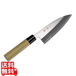 令月 ステンレス鋼和庖丁 出刃(片刃) FC-1072 15cm 写真1