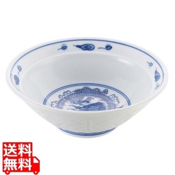 磁器 中華食器 ホタル竜 反丼 6.3寸 写真1