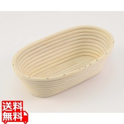 籐製 発酵ねかしカゴ オーバル型 VC-7-L 内寸230×150 写真1
