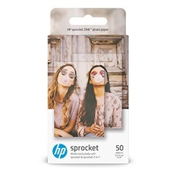 HP Sprocket用フォト用紙(背面シール式)50枚 写真1