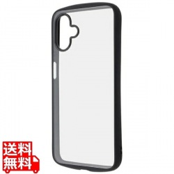 Galaxy A25 5G LS Puffull 耐衝撃 バンパー ハイブリッドケース/BK 写真1