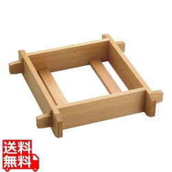 木製 角セイロ 浅口(サワラ材) 30cm 写真1
