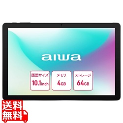 アイワ aiwa tab AS10L Android15搭載10.1インチタブレットPC (Helio G81 OctaCore/4GB/eMMC64GB/Android15/10.1型IPS) JA5-TBA1011 写真1