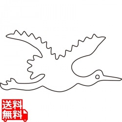 中華細工用抜型 鶴 小 写真1