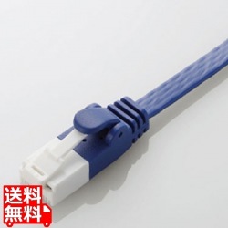 ツメ折れ防止フラットLANケーブル(Cat6A) 写真1