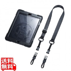 iPad 10.2インチ 前面保護フィルター付耐衝撃ケース 写真1