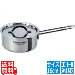 2502 コロラド 片手ナベ 16cm (1.5L) ※ IH対応 IH (100V/200V)とガス火対応 写真1